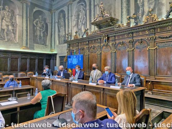 Viterbo - Consiglio comunale - Civica benemerenza a Leonardo Bonucci