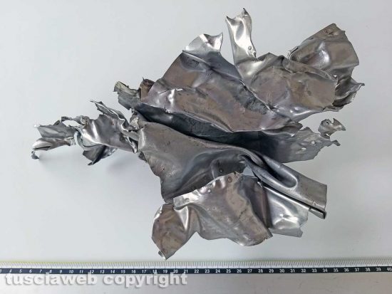 Farnese - Alcune parti rinvenute del P-38