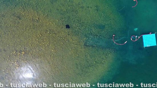 Lago di Bolsena - Archeologi subacquei in azione