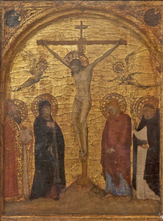 Viterbo - Crocefissione di Matteo Giovannetti a Palazzo Brugiotti