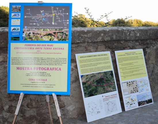 Ronciglione - La mostra fotografica sulla Ferrovia dei due mari