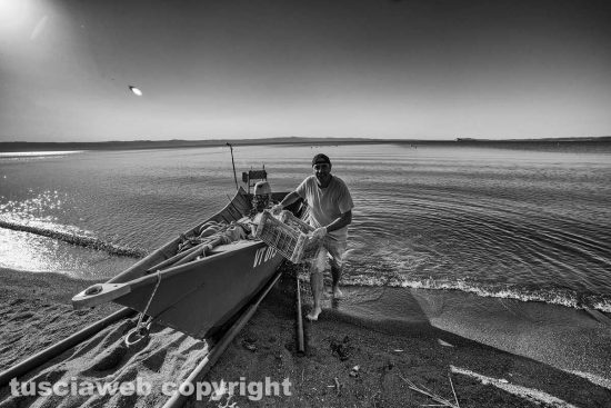 Lago di Bolsena - Gigi il pescatore - Foto Maurizio Di Giovancarlo