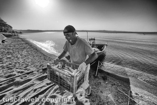 Lago di Bolsena - Gigi il pescatore - Foto Maurizio Di Giovancarlo