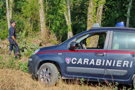 Rieti - Intervento dei carabinieri forestali