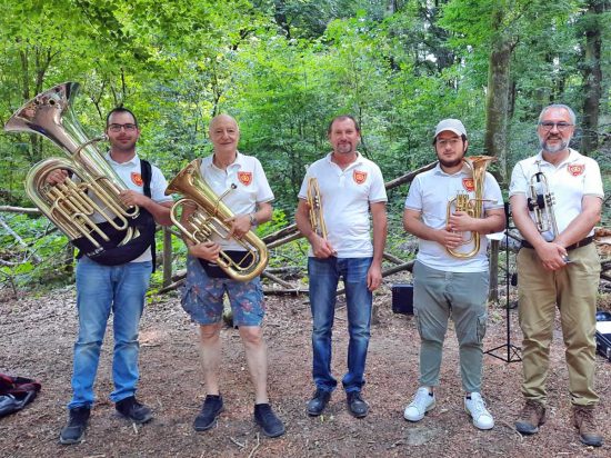 Gli ottoni della banda musicale di Soriano 