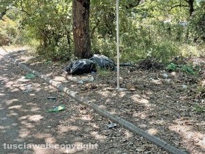 Montalto Marina - Rifiuti in via del Bosco