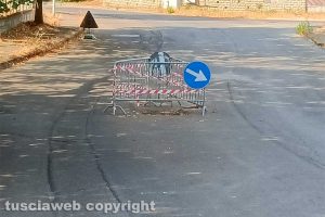 Viterbo - Incuria in via Sant'Anna