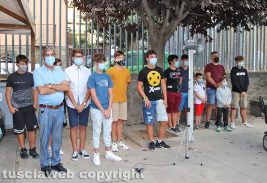 Viterbo - Il capofacchino Pino Loddo e i minifacchini