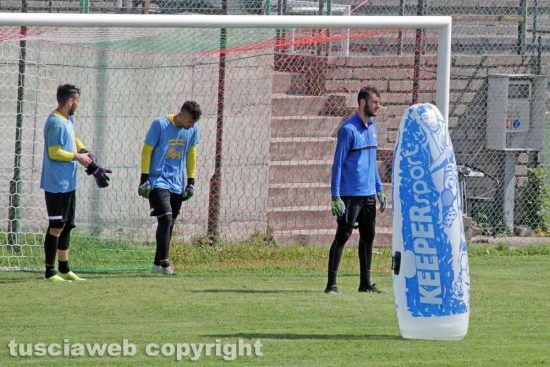 Sport - Calcio - Viterbese - L'allenamento dei portieri