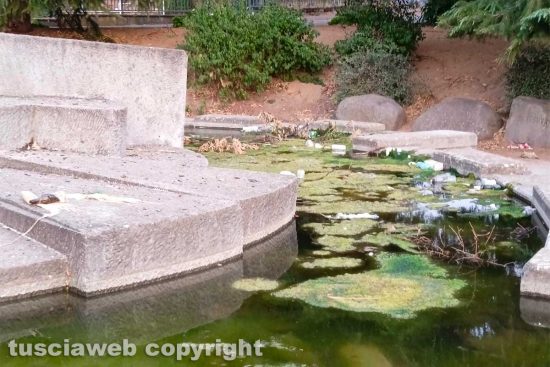 Viterbo - La fontana al Murialdo