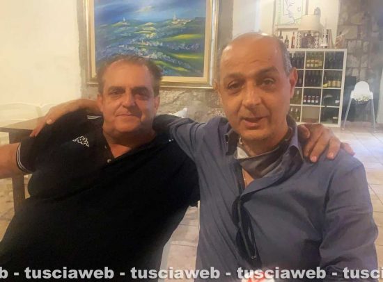 Viterbo - Nicola Sanna e Andrea Ballore dell'associazione Sardegna in Tuscia