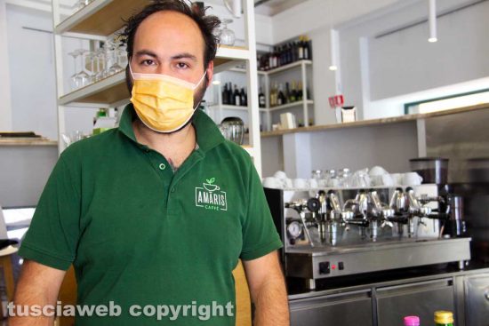Viterbo - Green pass - Federico Biscetti dell'Amaris Caffè