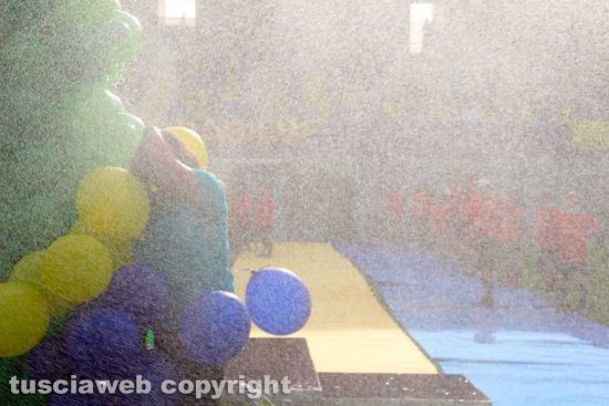 Viterbo - I festeggiamenti per Leonardo Bonucci