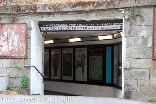 Viterbo - Il sottopassaggio di piazza Crispi