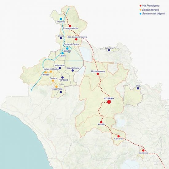 “La Francigena e le vie del gusto in Tuscia”