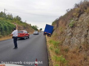 Viterbo - Incidente sulla Cassia nord