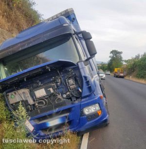 Viterbo - Incidente sulla Cassia nord