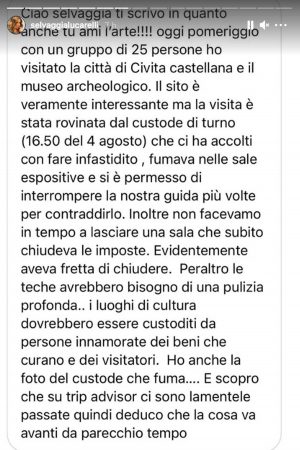 Civita Castellana - La protesta sul museo rilanciata da Selvaggia Lucarelli via social