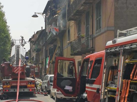 Vignanello - Incendio in appartamento 