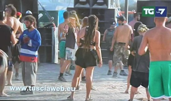 Le immagini di Tusciaweb sul Tg La7