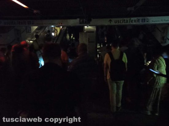 Roma - Black out alla stazione Termini