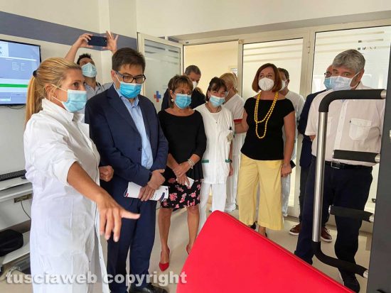 Montefiascone - L'assessore regionale alla Sanità D'Amato visita il polo riabilitativo