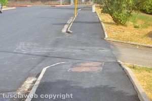 Viterbo - Le strade dell'Ellera dopo i lavori