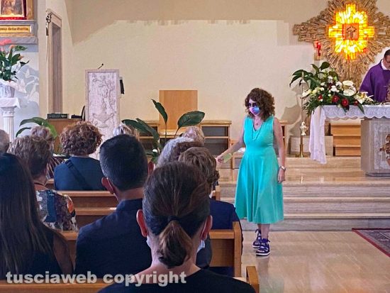 Viterbo - Sacra Famiglia - I funerali di Nicoletta Porretti