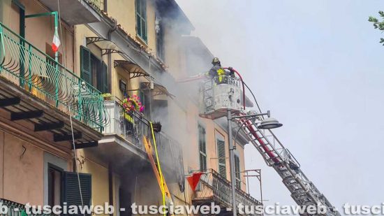 Vignanello - Esplosione in una palazzina