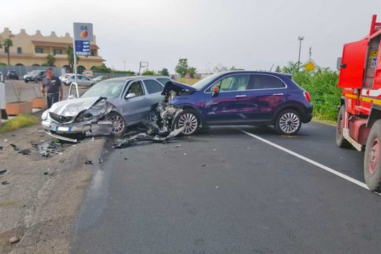 Viterbo - L'incidente sulla Cassia Nord