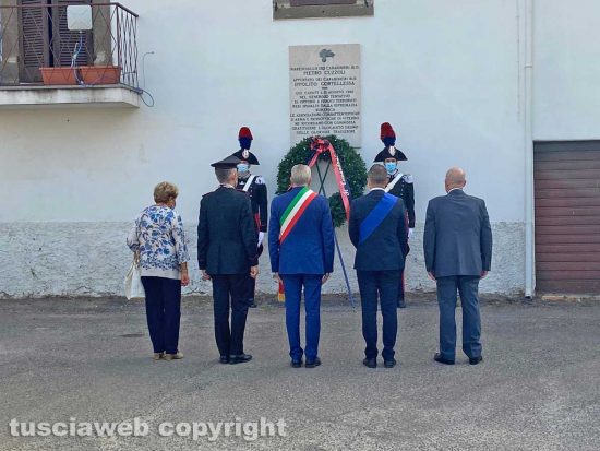 Viterbo - Ponte di Cetti - La commemorazione di Cuzzoli e Cortellessa