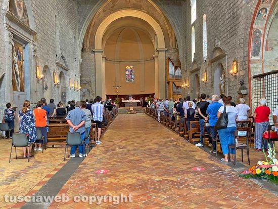 Viterbo - I funerali di Gianni Fetoni