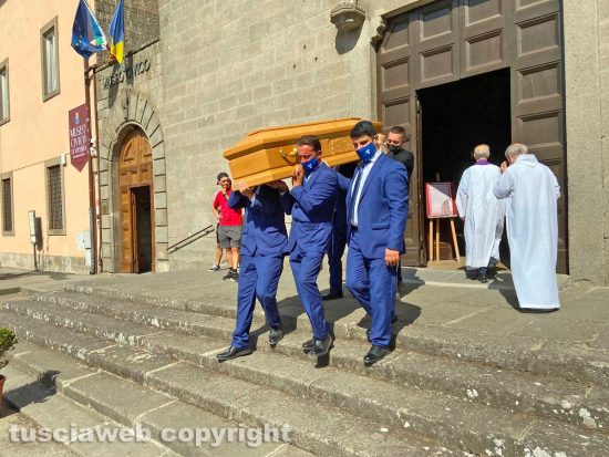 Viterbo - I funerali di Gianni Fetoni