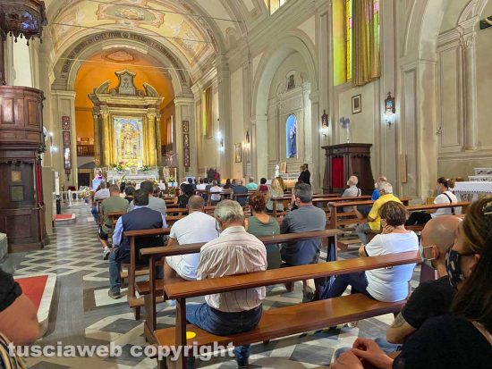 Valentano - I funerali di Bruno Mancini