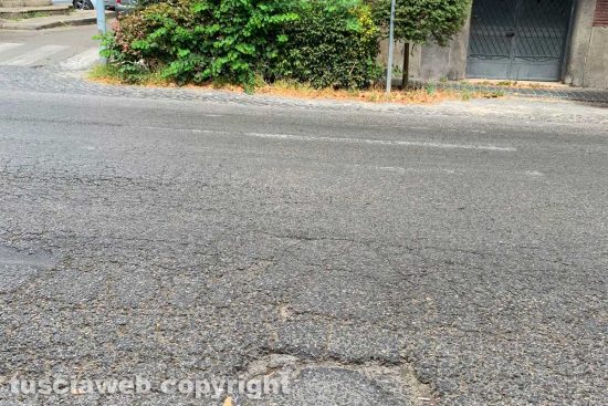 Viterbo - Le strisce perdonali alla Quercia