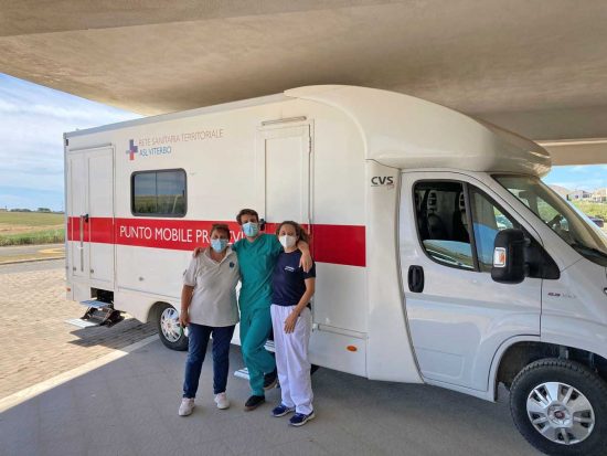 Il camper Asl delle vaccinazioni