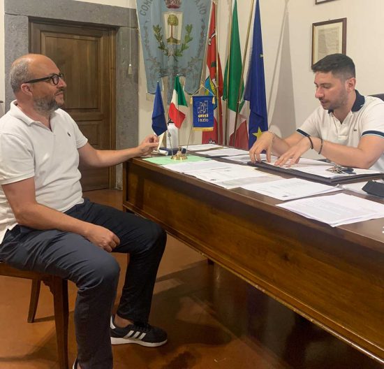 Valentano - Rotelli con il sindaco Bigiotti