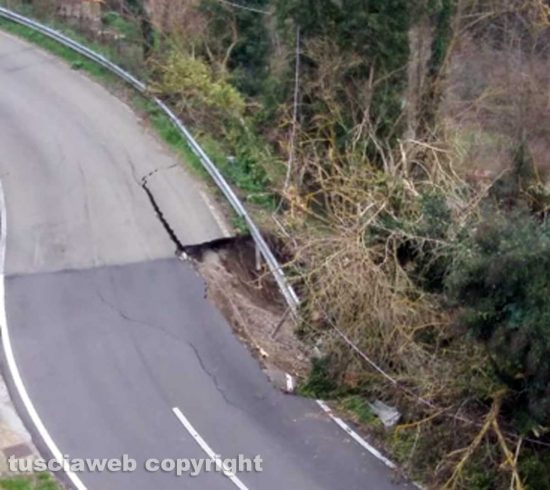 La frana a Sipicciano