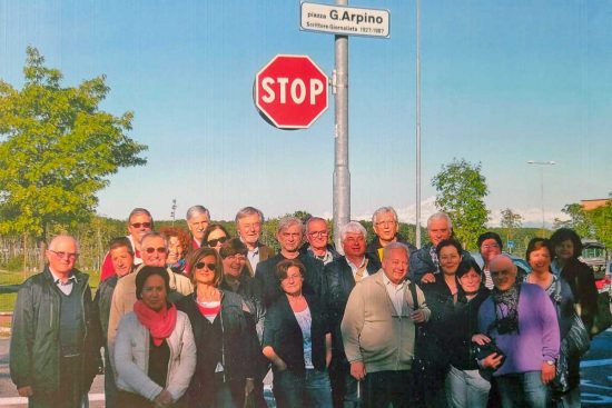 Ttommaso Arpino e alcuni soci della Lestra