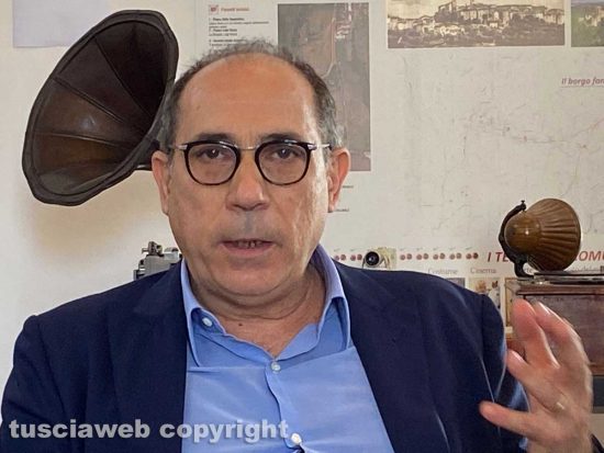 Celleno - Il gallerista Fabrizio Del Signore