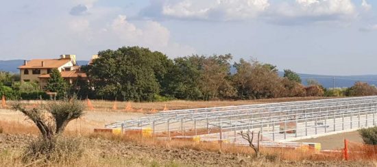 Montefiascone - L'allevamento avicolo in costruzione