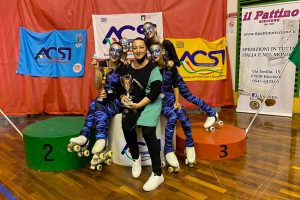 Sport - Pattinaggio artistico - Il quartetto Blue starlight