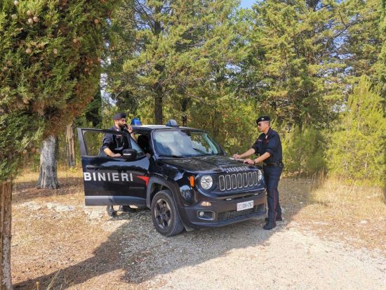 L'intervento dei carabinieri a MontegabbioneL'intervento dei carabinieri a Montegabbione