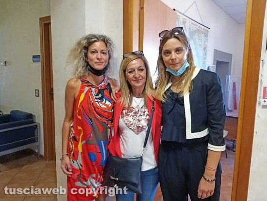 Montefiascone - Presentazione delle liste - Giulia Moscetti, Rosita Cicoria e Giulia De Santis
