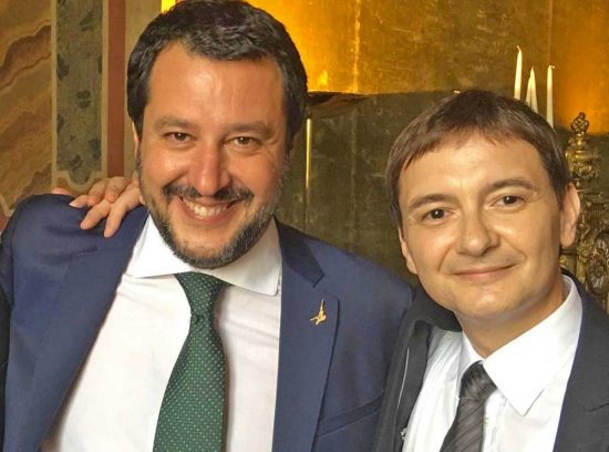 Matteo Salvini e Luca Morisi