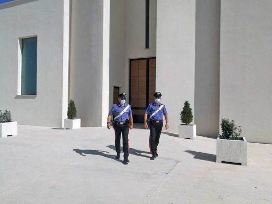 Civitavecchia - I carabinieri alla chiesa di San Liborio