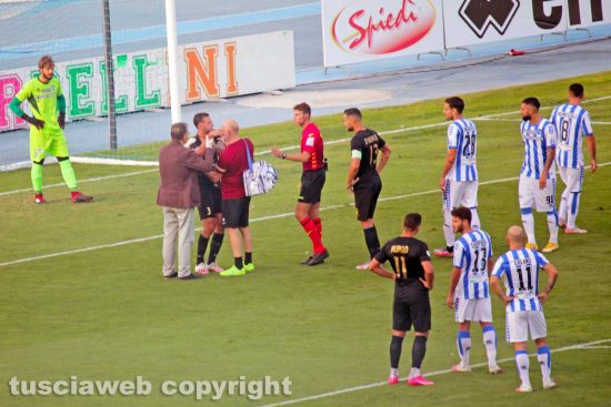 Sport - Calcio - Viterbese - L'infortunio di Riccardo Martinelli