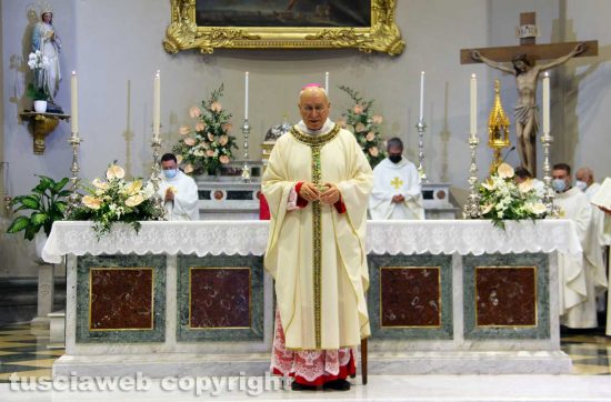 Viterbo - 4 settembre - Il vescovo Lino Fumagalli