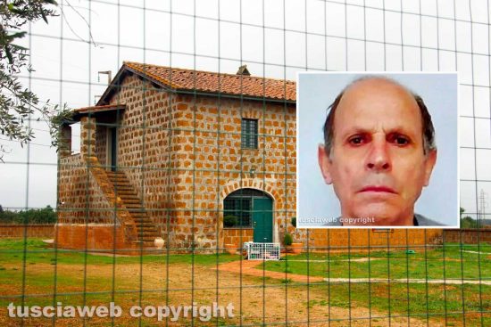 Castel Sant'Elia – Il casale del femminicidio-suicidio - Nel riquadro Ciriaco Pigliaru