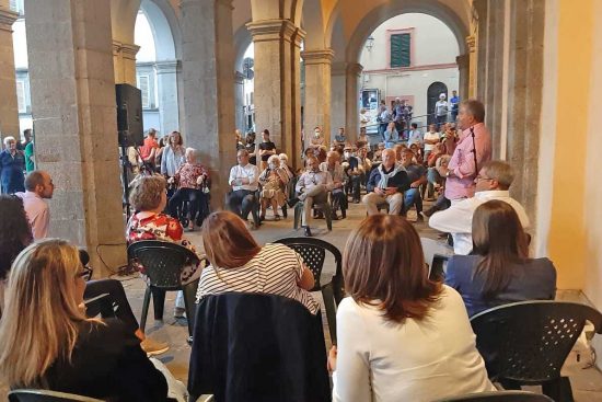 Acquapendente - Il consigliere regionale Enrico Panunzi alla presentazione del programma elettorale della lista Immagina Aquesio